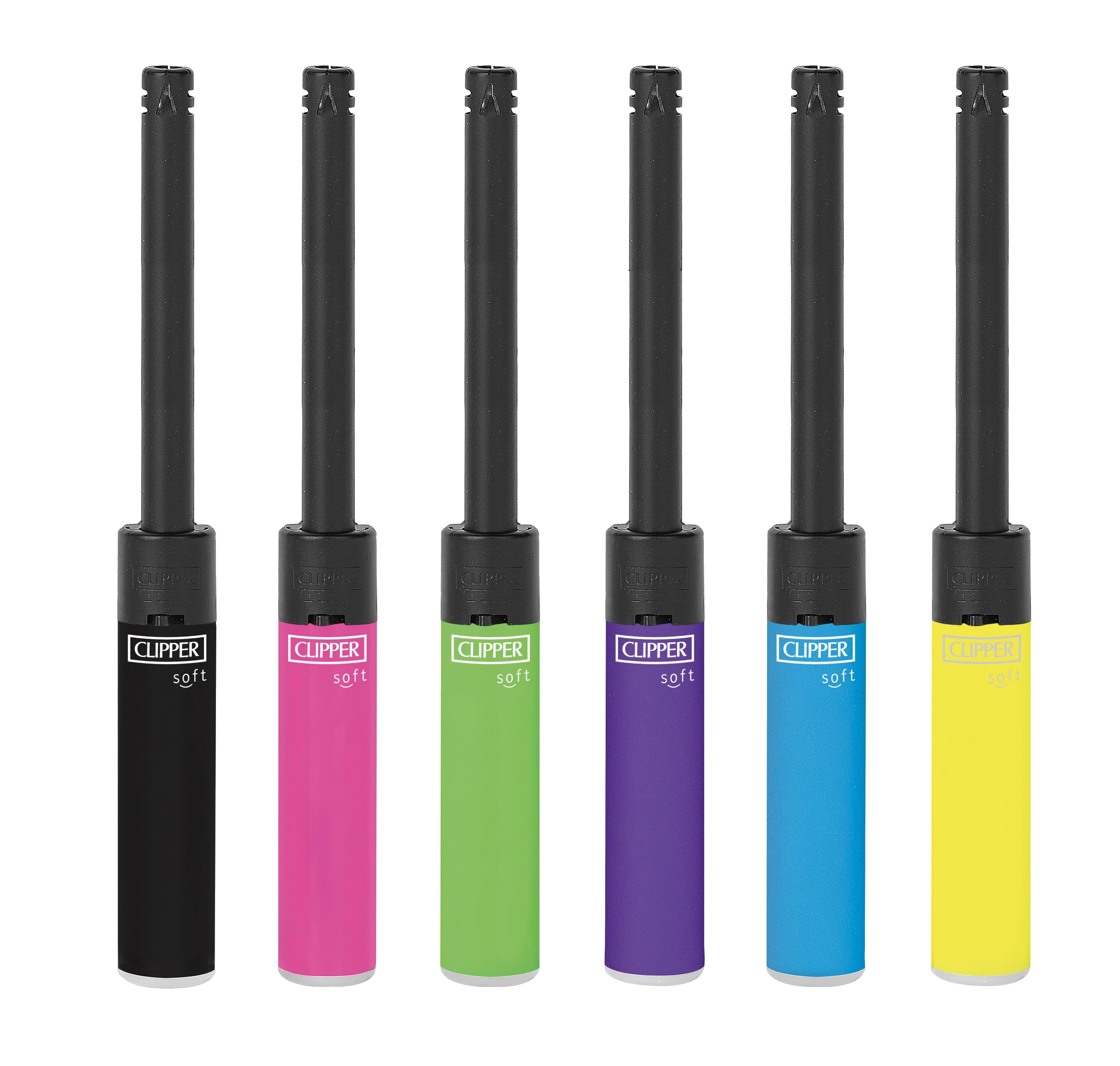 4 X CLIPPER LIGHTERS TUBE PLU SHINNY