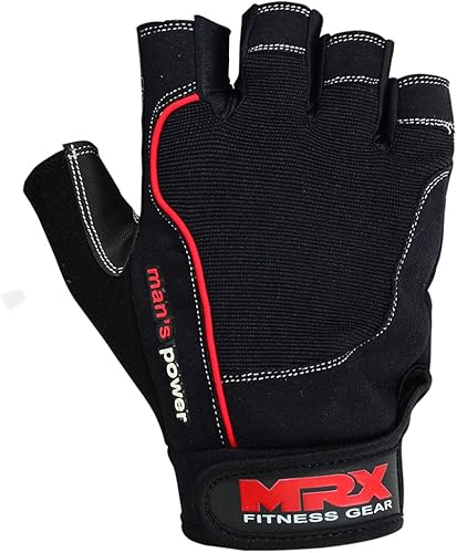 Miniatura 3 de MRX - Guantes de levantamiento de pesas para hombres y mujeres, entrenamiento de gimnasio, culturismo, entrenamiento de fuerza, levantamiento de