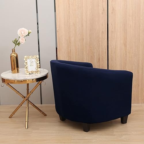 Miniatura 3 de Funda para silla de club, funda para silla de bañera de alta elasticidad, funda universal de elastano con patrón de sofá, funda para sala de estar,