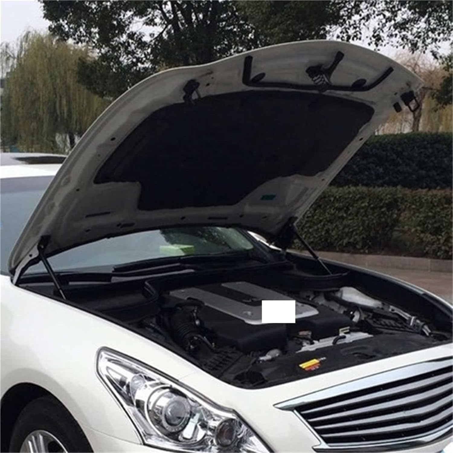 Car Hood Struts Front Hood Bonnet Struts Fit for Infiniti G25 G35 G37 2007-2013 Fit for Infiniti Q40 2015-2016 Gas Spring Shock Absorbe Lift Support Rod Steady
