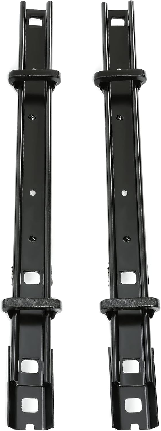 HECASA Seat Bracket Compatible with 2015-2024 Ford Transit 2 Person Bench Seat Floor Track Bracket Steel Electrophoresis (2Pcs)
