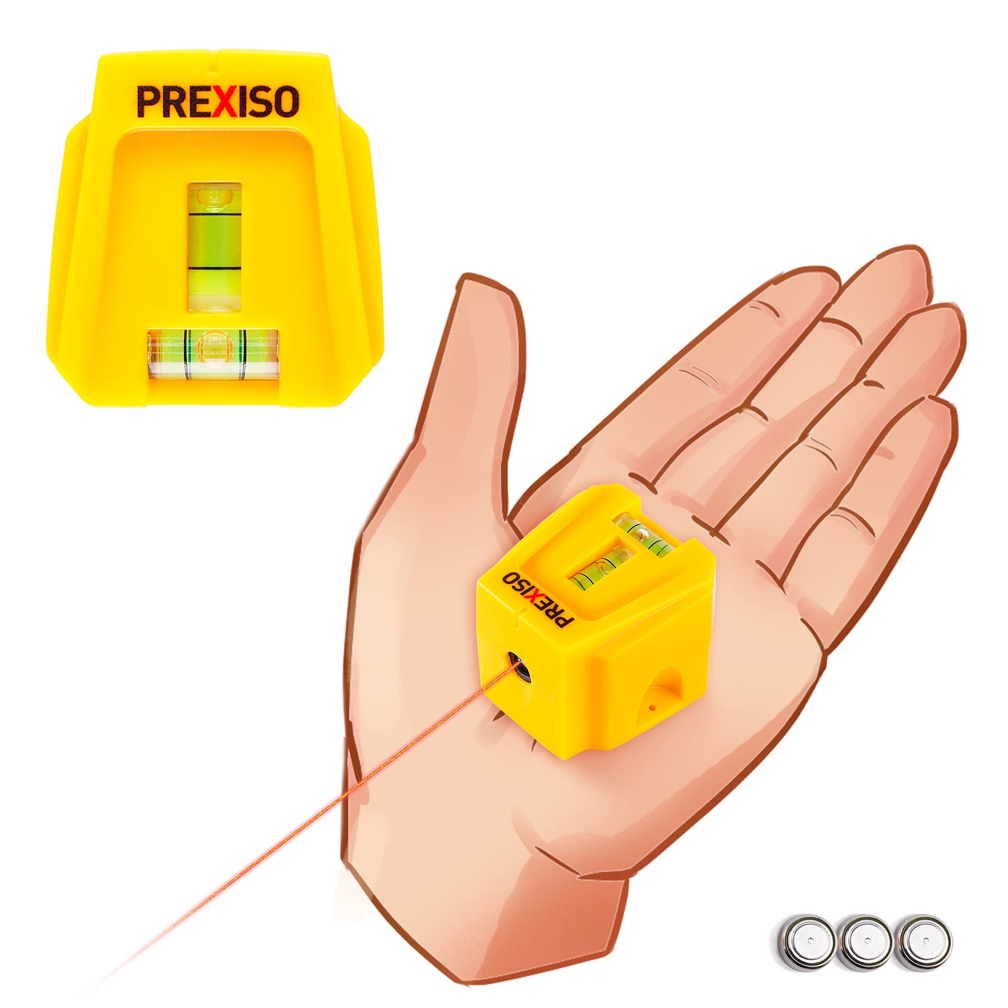 Buy PREXISO Spirit Level Small, Laser Level Lightweight 30FT/30M