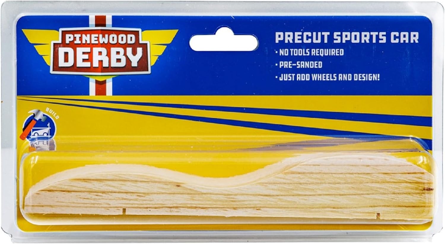 Coche Pinewood Derby (Precut Sports Car) miniatura 1