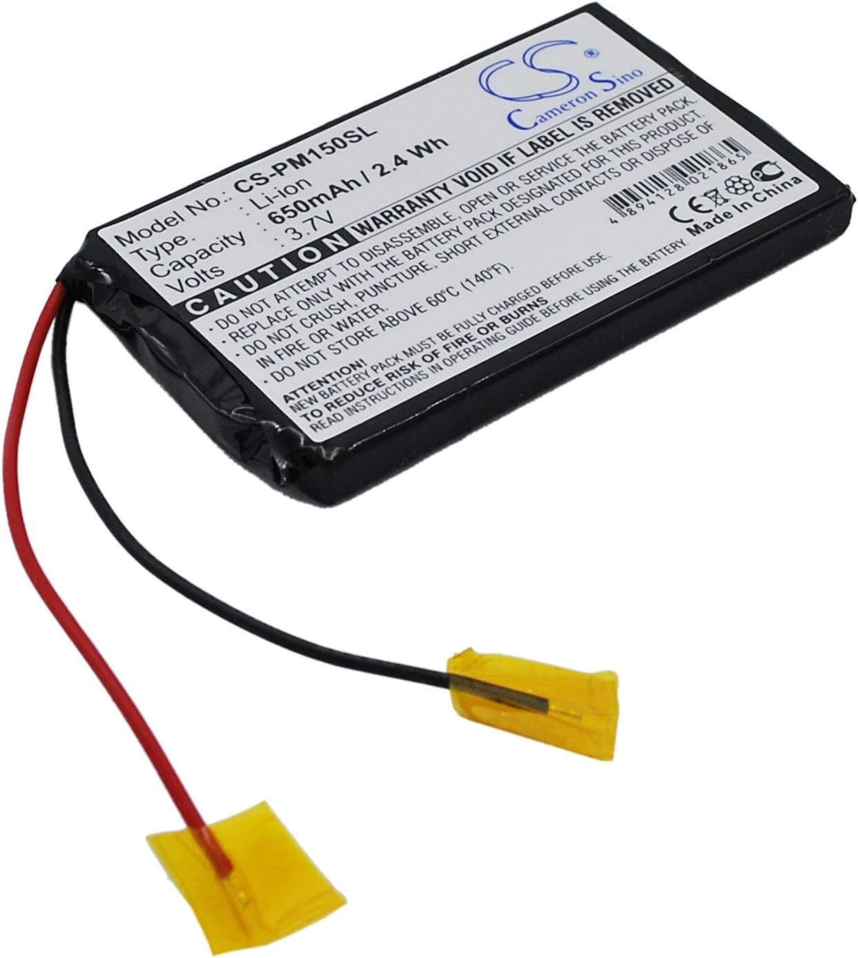 Replacement Battery for Palm M150, M155, Zire 21, Zire 22