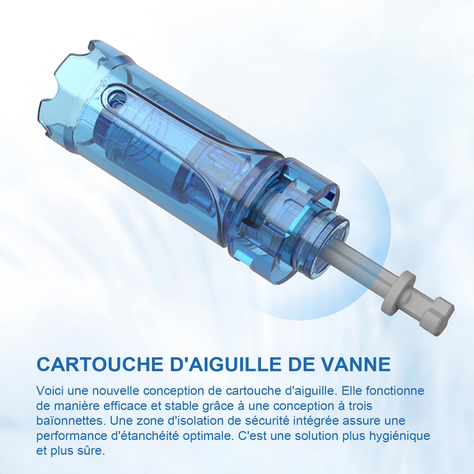 20 Pièces Dr. Pen Cartouches 24 Pins - Cartouche d'Aiguille de Rechange Originale pour Stylo de Microneedling - Pour Dr. Pen Ultima A8S M8S A9 Microneedling Stylo Derma Électrique (24Pins, 20PCS)