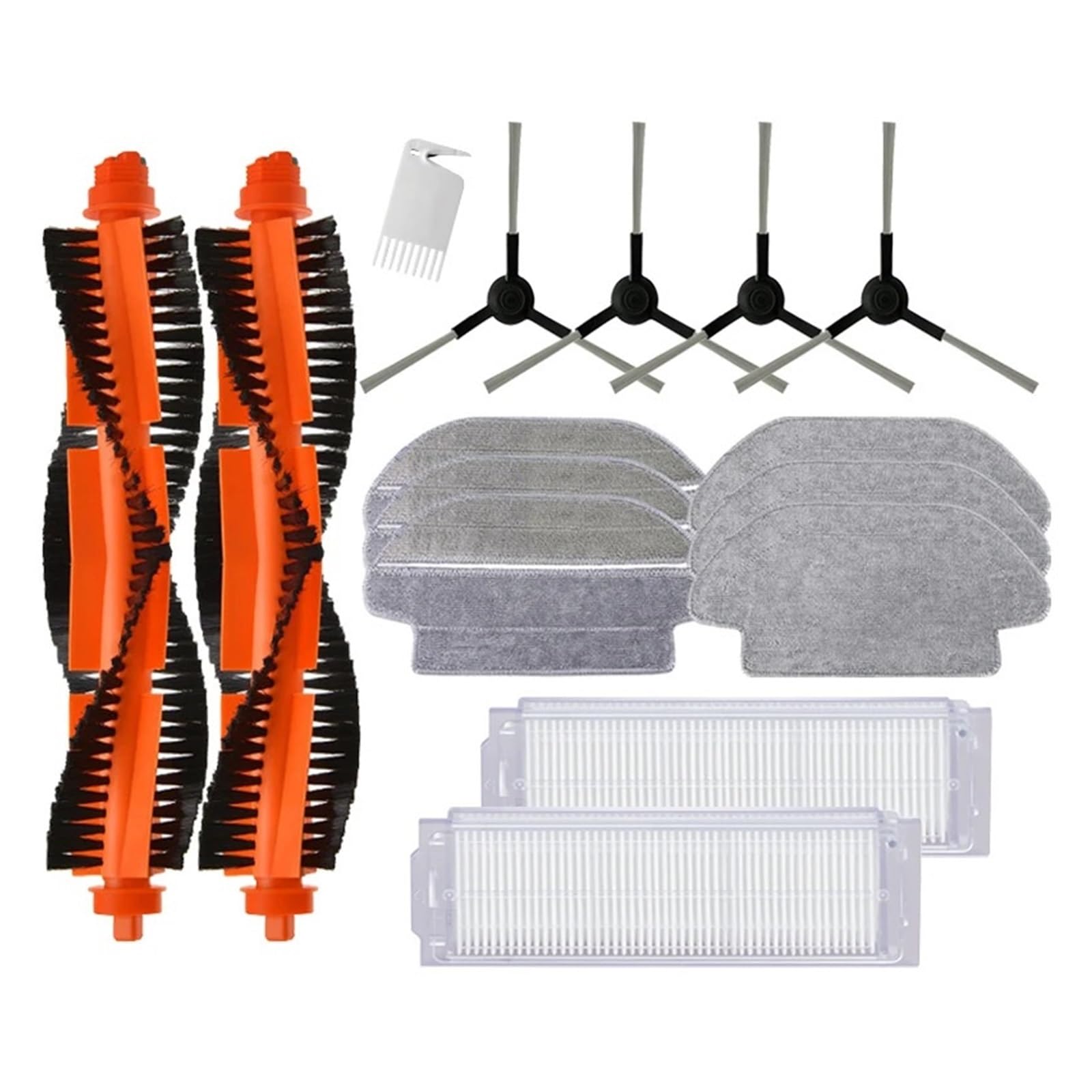 Kompatybilny z Xiaomi Mijia 2S XMSTJQR2S 3C STYJ02YM STYTJ02YM Robot Odkurzający Szczotka Filtr Hepa Mop Tkanina Części Akcesoria(SMT733)