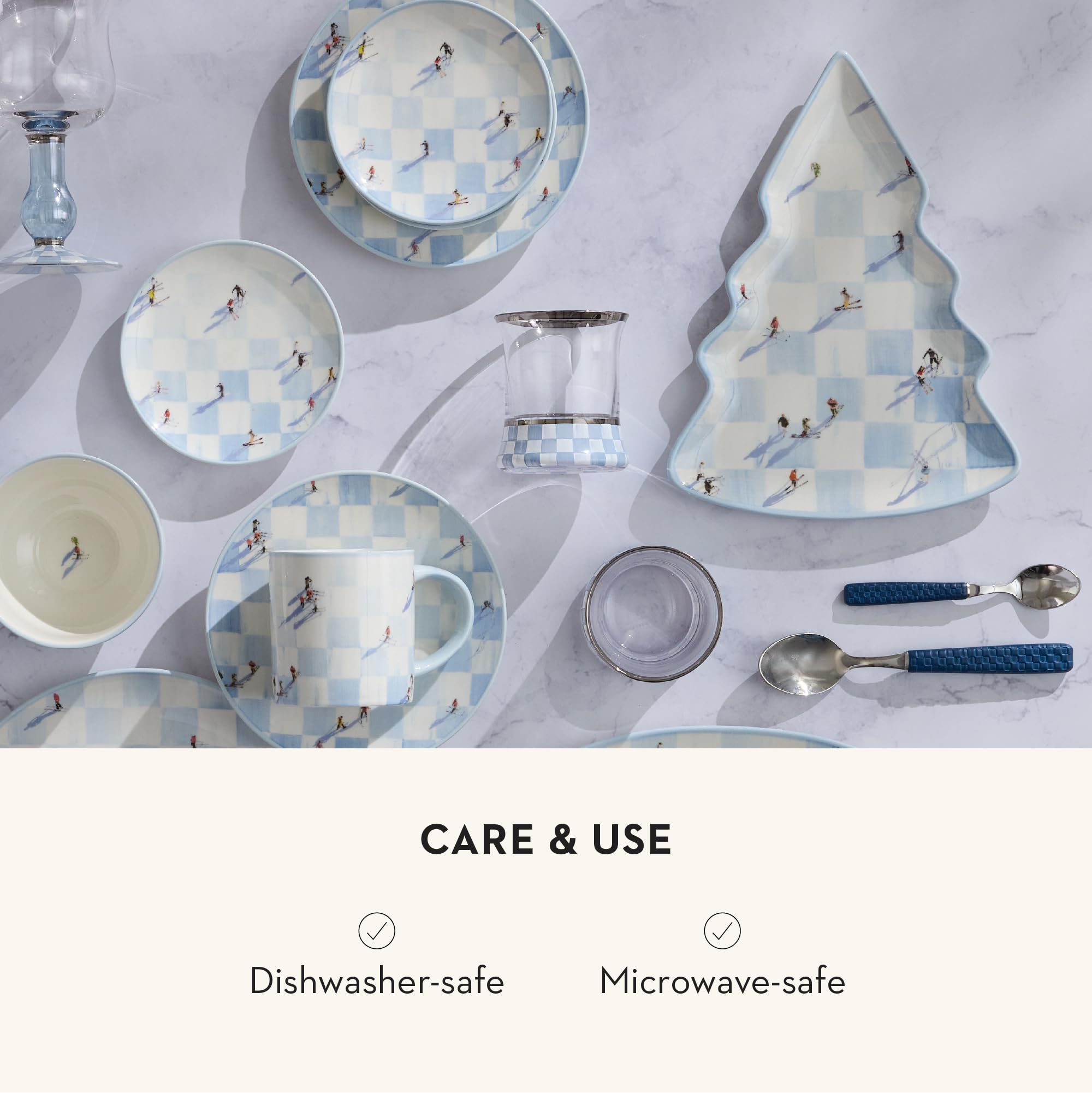 Amazon.com: MACKENZIE-CHILDS Gray Malin Stoneware Tree Dish