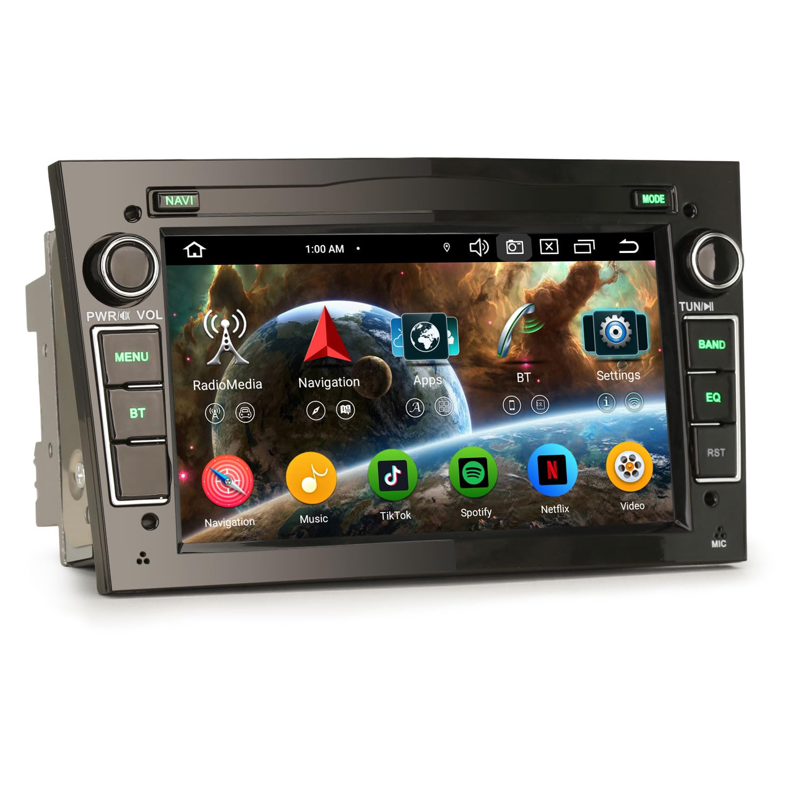 Erisin Radio samochodowe z systemem Android 14, Bluetooth GPS, nawigacja do Opel Antara, Astra Corsa C/D, Vectra Meriva, Signum, Vivaro, Zafira, Combo 7 cali, IPS Wireless CarPlay Android Auto DAB+