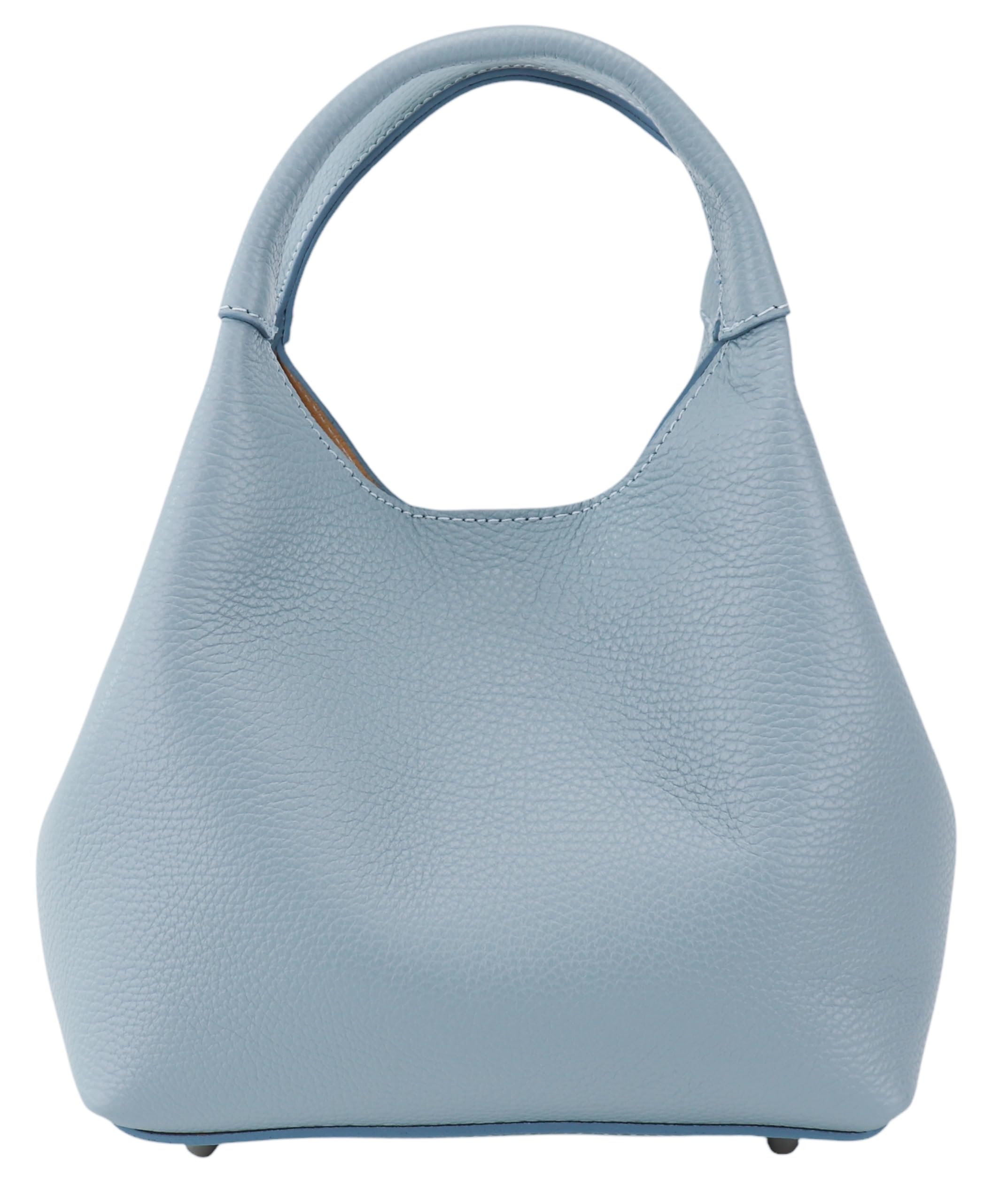 SH Leder Damen Handtasche aus Echtleder Beuteltasche mit Schultergurt und Innentasche Elegante Henkeltasche Crossbody Tasche für Alltag & Büro 28x18cm Sophia G684