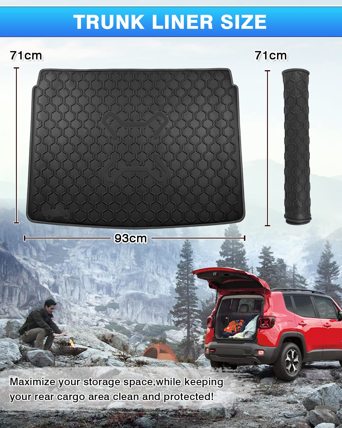 Jeep Renegade Accesorios Parasol Para Parabrisas 2017-2024 Ajuste Person Jeep Compass