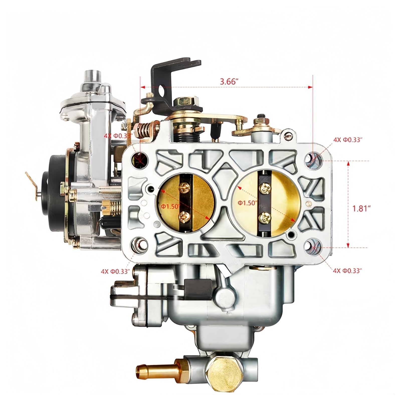 Carburateur pour Weber DFEV 32/36 Pour VW Coccinelle pour Dodge pour Caravan Challenger Et pour Mazda B2600 2.0L .6L