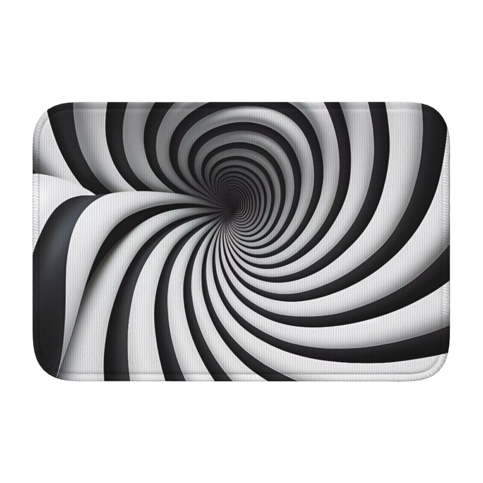 Tapis de sol spirale 40 x 60 cm résistant décoloration et facile à nettoyer