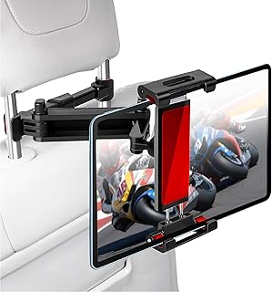 OcioDual Tablet Holder Car, Mobile Phone Holder Car, Tablet Holders Car Extendable Clamp for Mobile Phones Between 5.5 and Price In India