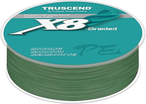 Miniatura 8 de TRUSCEND X8 Braided Fishing Line, Durable and Valuable PE Braid Line for Professional, More Thinner More Smoother Performance for Casting Well,