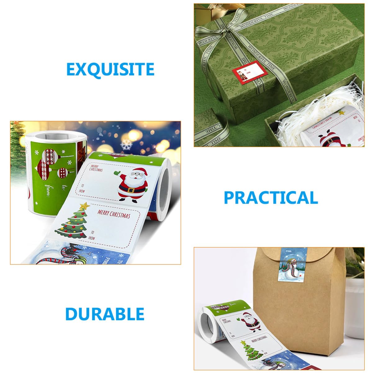 5 Juegos Etiquetas Adhesivas Navideñas Pegatinas Infantiles Stickers Infantiles Punto Etiquetas De Navidad Pegatinas Pegatina Adhesiva Etiquetas De De Fiesta 2 Rollos * 5
