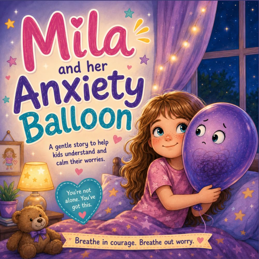 Mila and Her Anxiety balloon: Kids book about Worry and Resilience