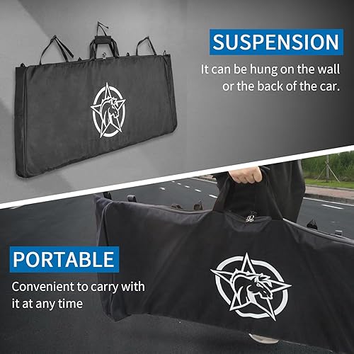 Miniatura 5 de Bolsa de almacenamiento de protección de ventana superior suave compatible con Ford Bronco 2021 2022 2023 2024 4 puertas de felpa multicapa suave