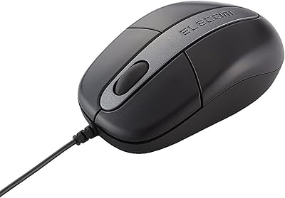 【2007年モデル】ELECOM 光学式マウス USB接続 EU RoHS指令準拠 簡易パッケージ ブラック M-M2URBK/RS