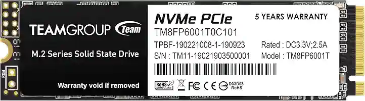 Team M.2 NVMe SSD 1TB MP33シリーズ Amazon.com: TEAMGROUP MP33 1TB SLC Cache 3D NAND TLC NVMe