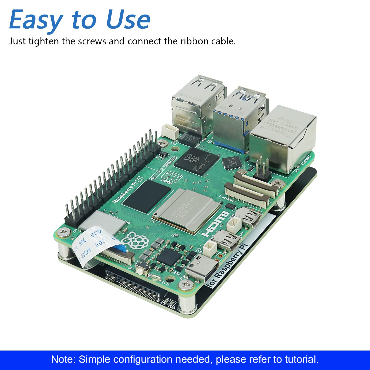 Amazon.co.jp: Freenove M.2 NVMeアダプター for Raspberry Pi 5 with