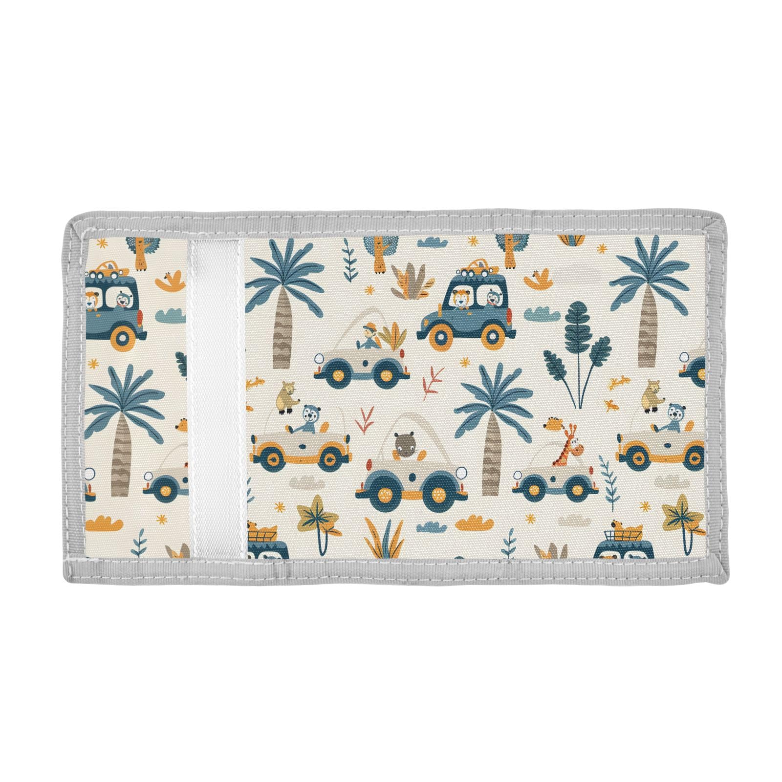 Kids Wallets for Boys Girls Toddler Trifold Wallet Children Small Animal and Car with Zipper Coin Pocket