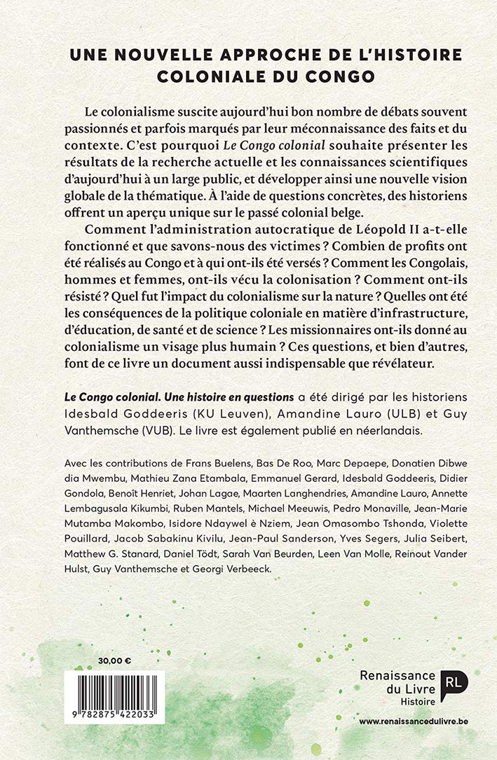 Le Congo colonial : une histoire en questions