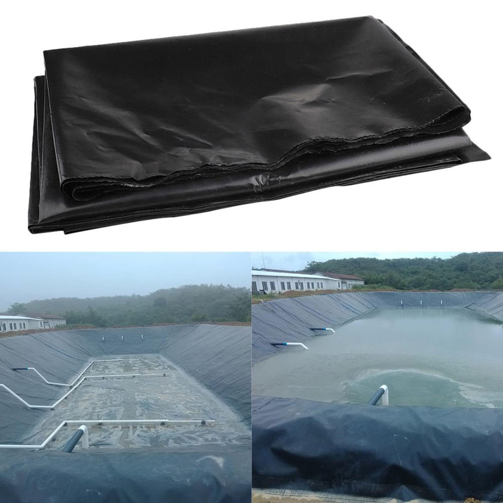 Membrana Per Laghetto In PVC - Fodera Per Piscina Da Giardino, Resistente Ai Raggi UV, 3x2 Metri - Foto 6