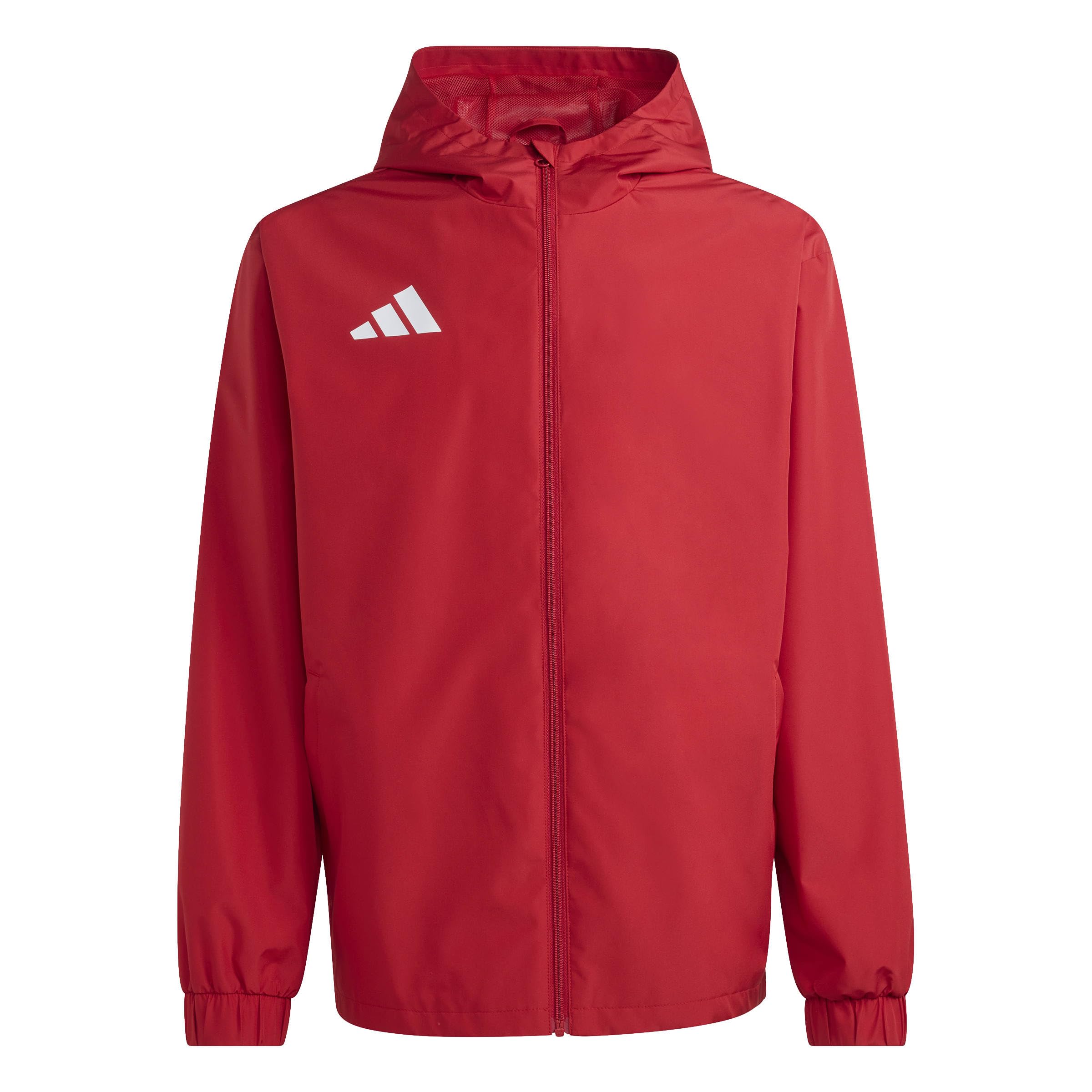 adidas Men's Entrada26 All Weather Coat, team power red 2/white, XS