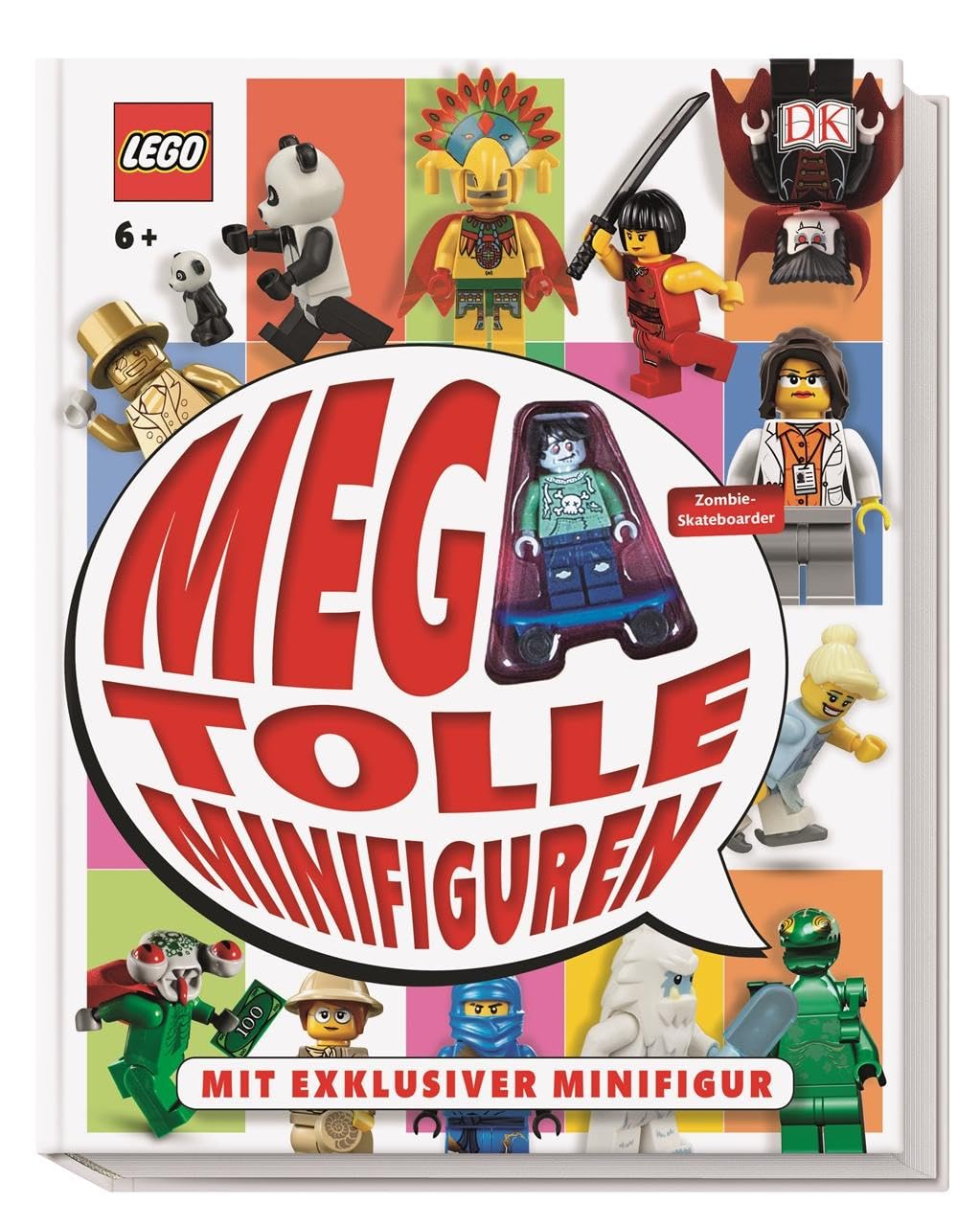 LEGO® Minifiguren-Buch mit exklusiver Zombie-Skateboarder-Minifigur