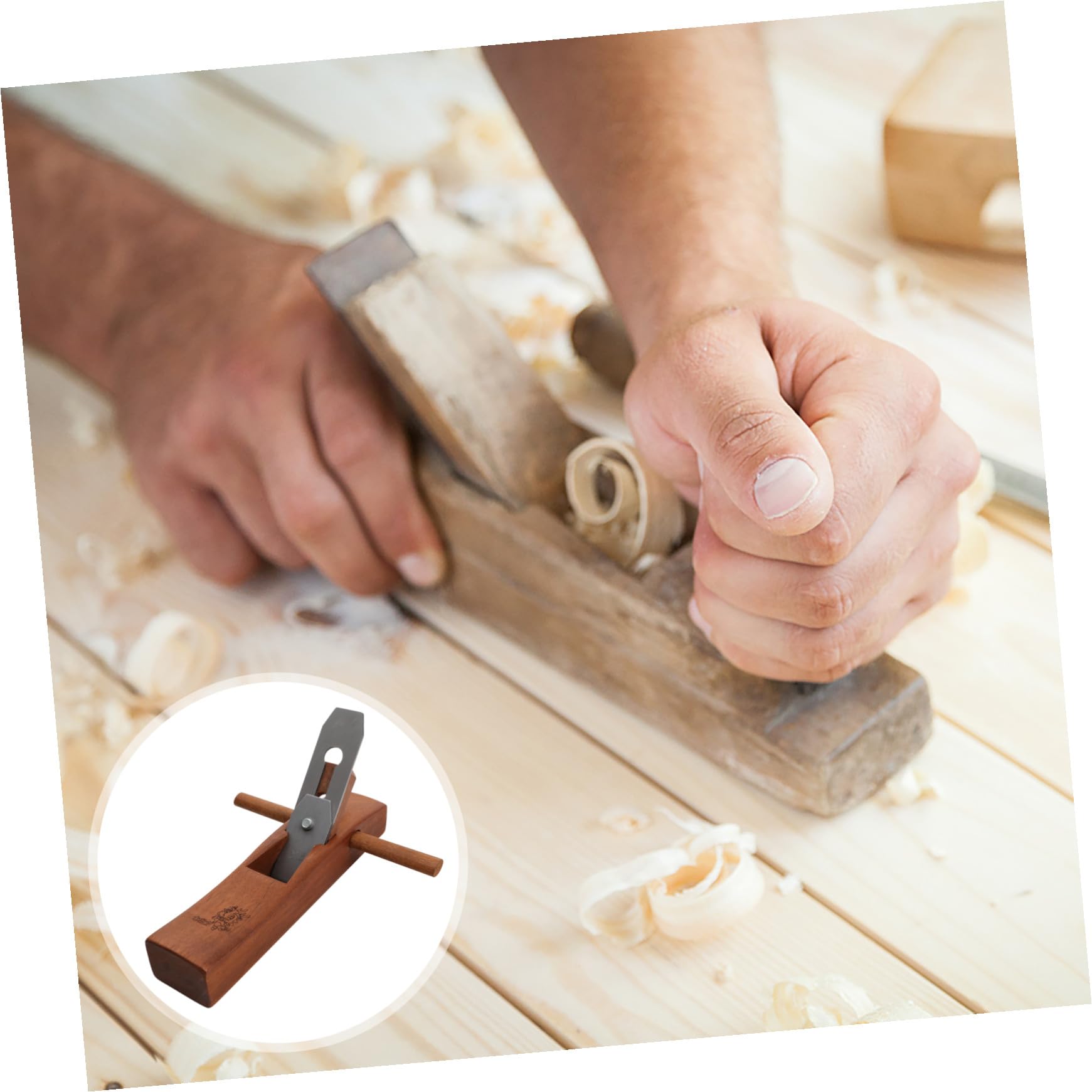 Pialla Manuale per Legno Utensile Falegnameria in Legno e Metallo, Semplice da Usare ed Efficiente per Lavorazioni di Precisione