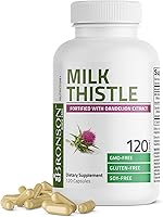 Bronson Milk Thistle Silymarin with Dandelion Extract - Liver Health, Detox & Antioxidant Support, 120 Capsules