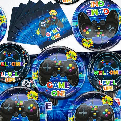 Vista 56 de Suministros para fiestas de perros, sirven 20 – 81 piezas, platos, servilletas, manteles, tenedores, juego para perros, decoración de fiesta