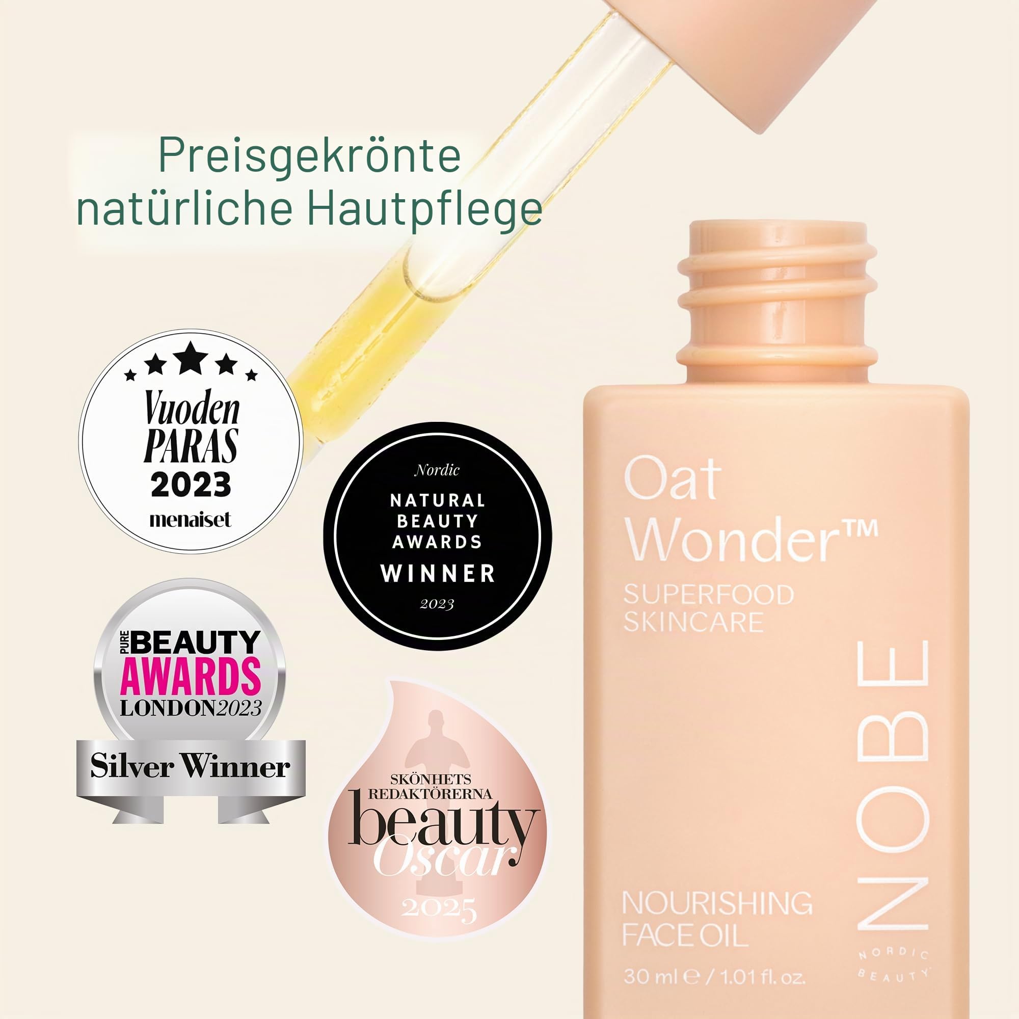 NOBE Oat Wonder Nourishing Face Oil – Anti Aging gesichtsöl - 30 ml