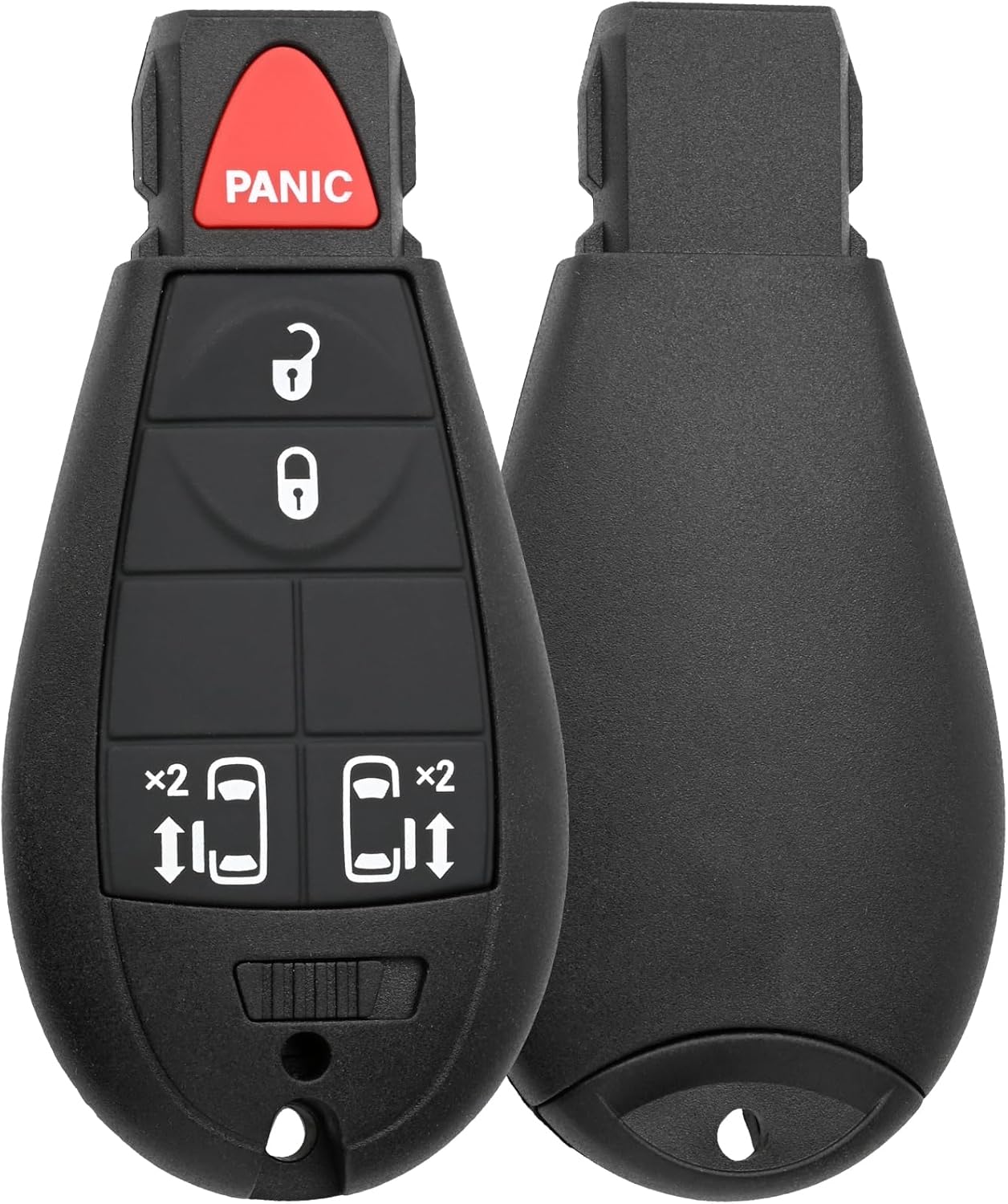 56046713AA Key Fob Shell Case Compatible with Grand Caravan 2008-2020 Town & Country 2008-2016 2PCS