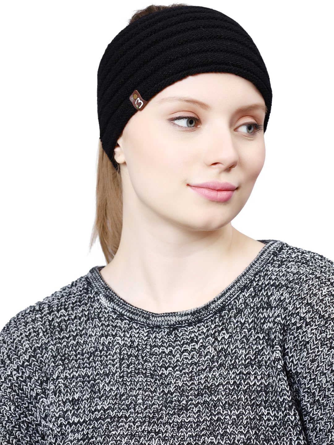 bharatasya Soft Knitted Warm Woolen Headband Earwarmer Earmuffs Earcap Earcover Winter Accessories-picture-38