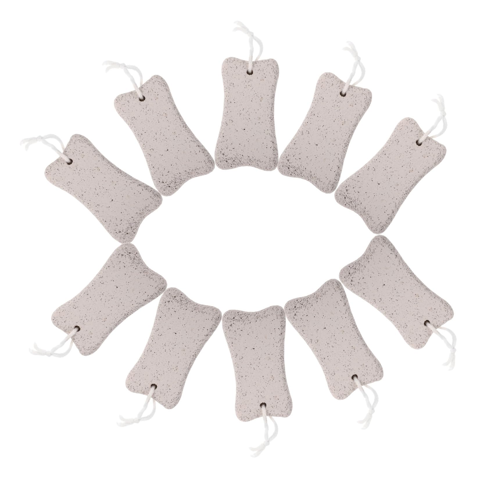 VANZACK 10 Pièces Jouets à Mâcher Naturels pour Petits Animaux Pierre de Mâchoire pour Hamsters Cochons d’Inde et Chinchillas Accessoire Portable pour Usure Dentaire