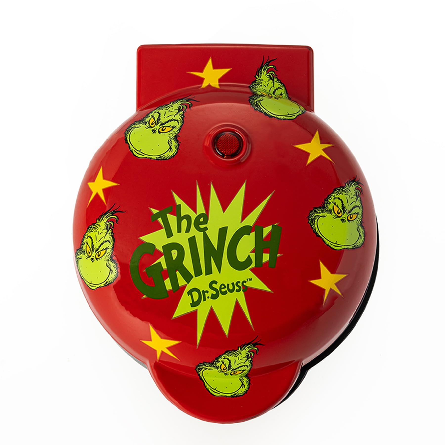 Uncanny Brands Dr. Seuss Grinch Mini Waffle Maker - Small Kitchen Appliance