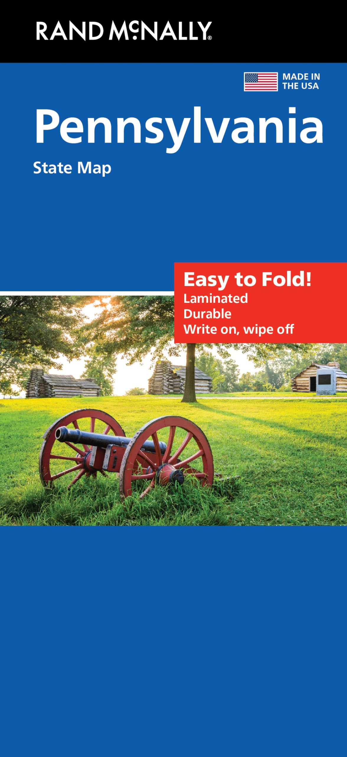 Rand McNally Easy to Fold: Pennsylvania State Laminated Map