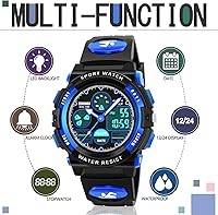 Vista 3 de ATIMO - Reloj infantil LED multifuncional e impermeable, regalos para niños