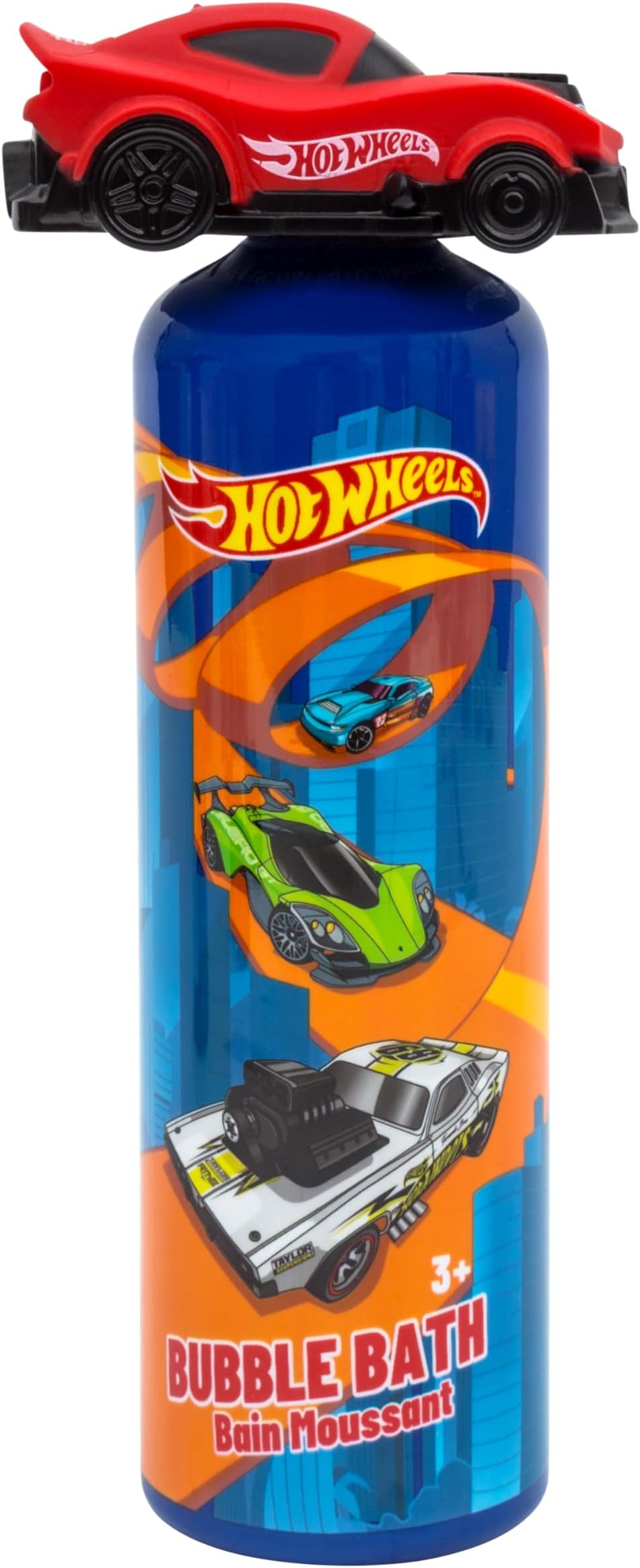 Hot Wheels Children's Bubble Bath with Topper Toy