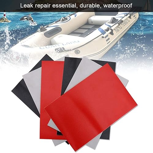 Miniatura 7 de Kit de reparación de barco de 6 piezas con parches de PVC para kayak inflable
