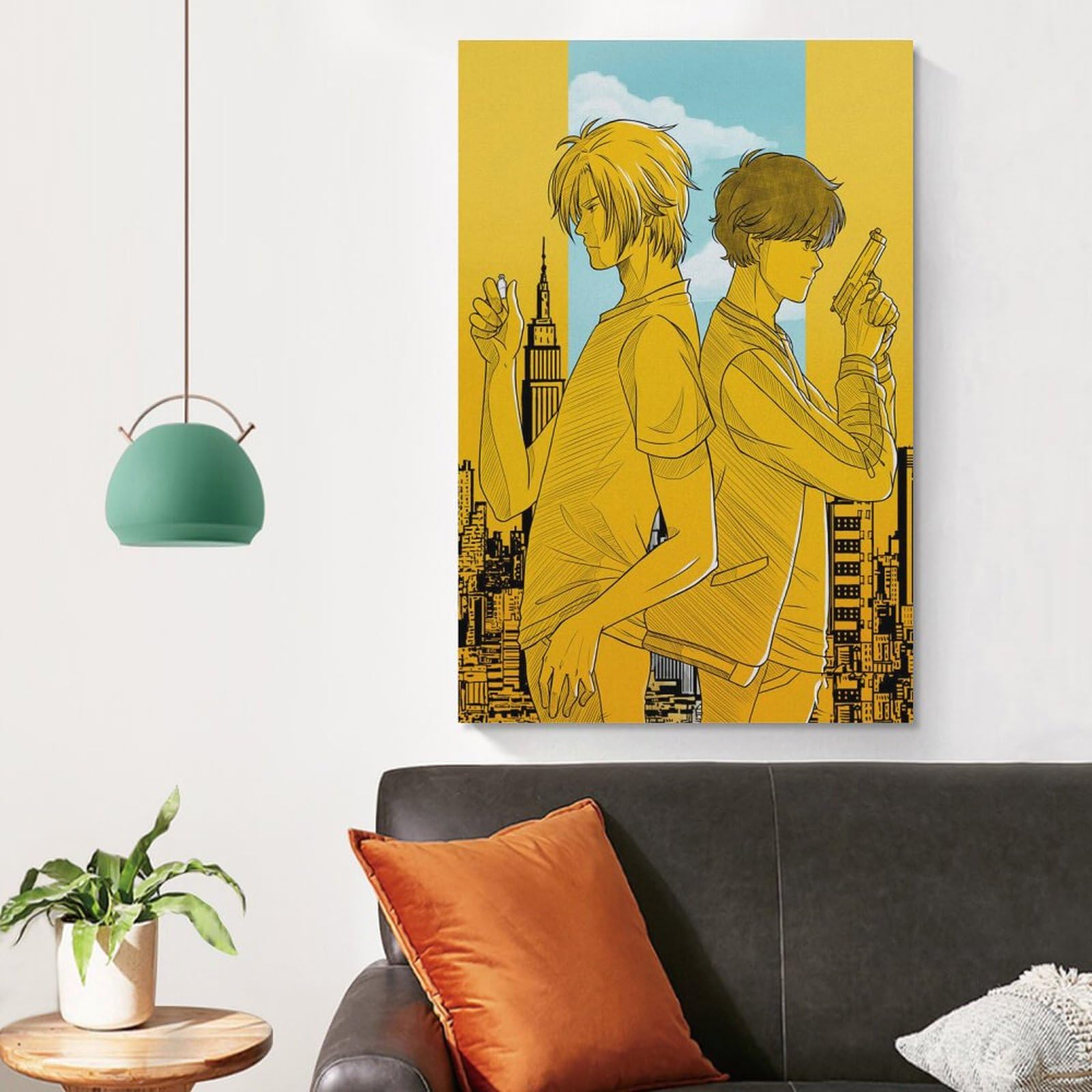 Amazon.co.jp: バナナフィッシュ アニメ ポスター キャンバス アート