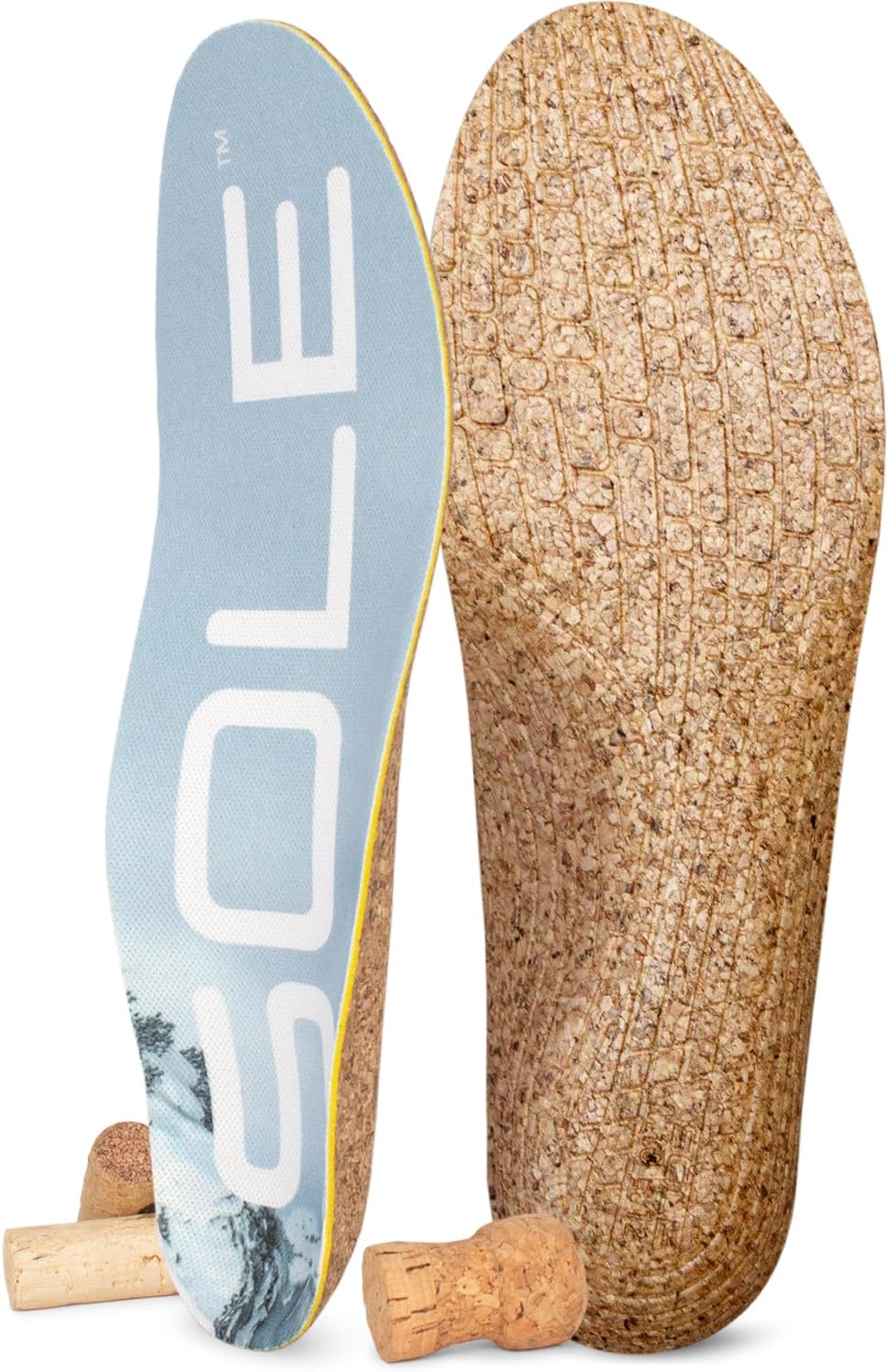 SOLESOLE Performance Thin Cork Shoe Insoles - Men's Size 9/Women's Size 11