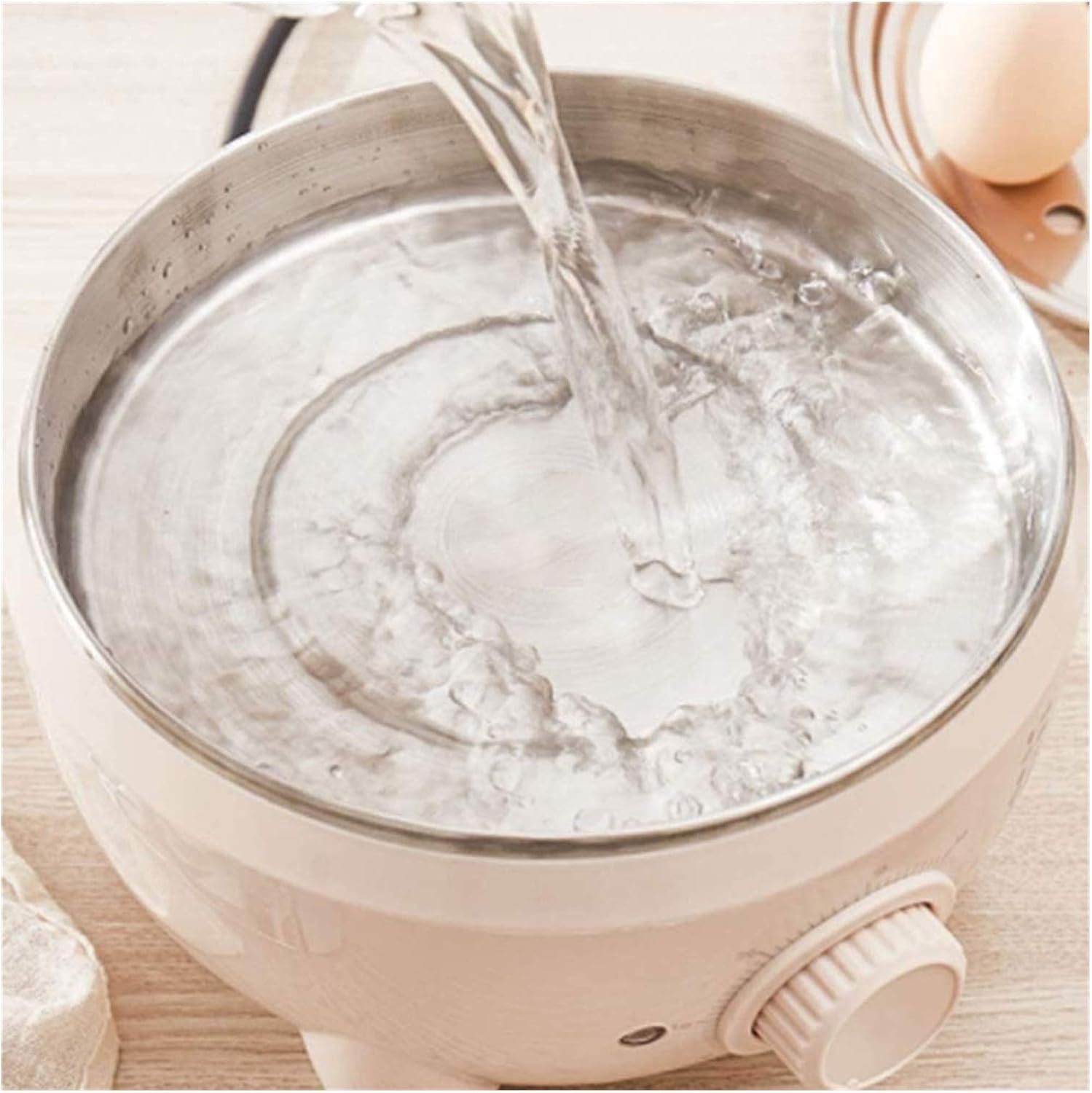 Rapid Egg Cooker Electric for Hard Boiled Poached Scrambled Omelets Steamed Vegetables Seafood Dumplings More 3.5L Capacity with Auto Shut Off Feature