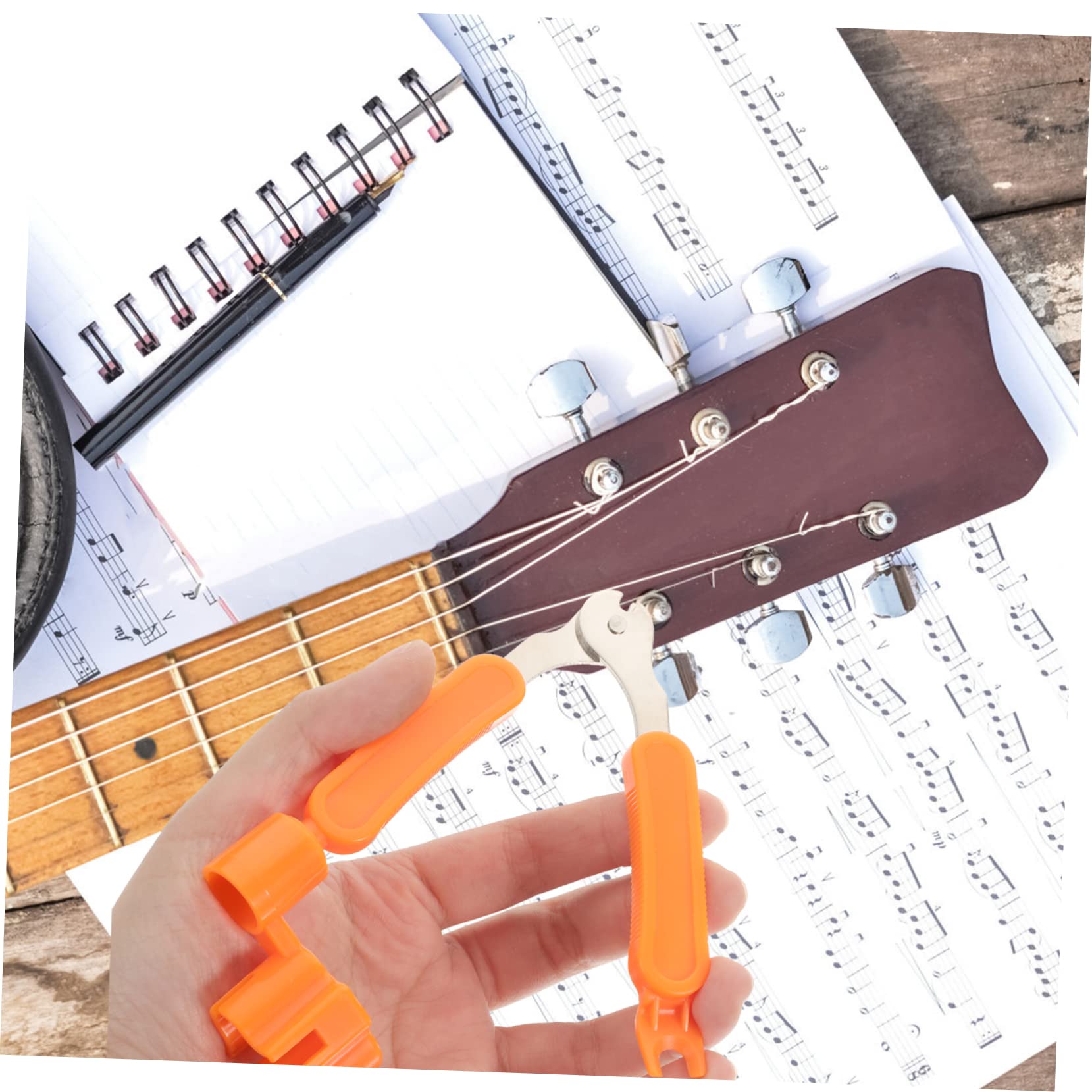 SAFIGLE -in-one Guitar Tool Set String Cutter Winder and Pin Remover for Electric Acoustic Guitars