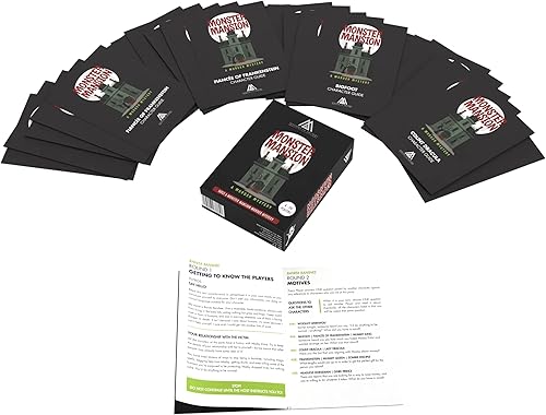 Miniatura 2 de Juego de cena de misterio de asesinato de casa embrujada para hasta 20 adultos - Organiza una cena de Halloween noche de juegos - Cena clásica de