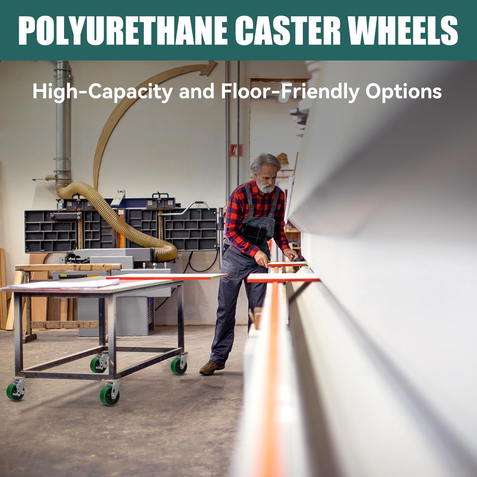 Heavy Duty Industrial Casters - 4000lb Capacity -5 Heavy Duty Industrial Casters - 4000lb Capacity -5