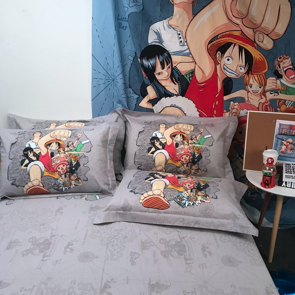 Bіg Sаlе Casa 100% Cotton Kids Bedding Set Boys ONE Piece Duvet Cover and Pillow Cases and Fitted Sheet,Boys,4 Pieces,Queen