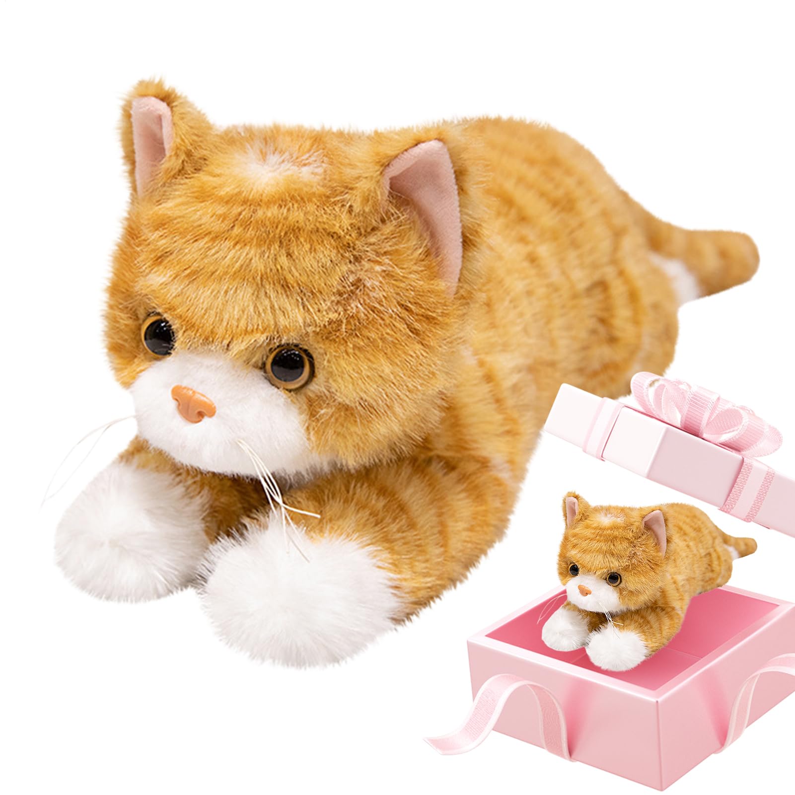 Chat lesté peluche coussin idéal pour la maison et le bureau - 8