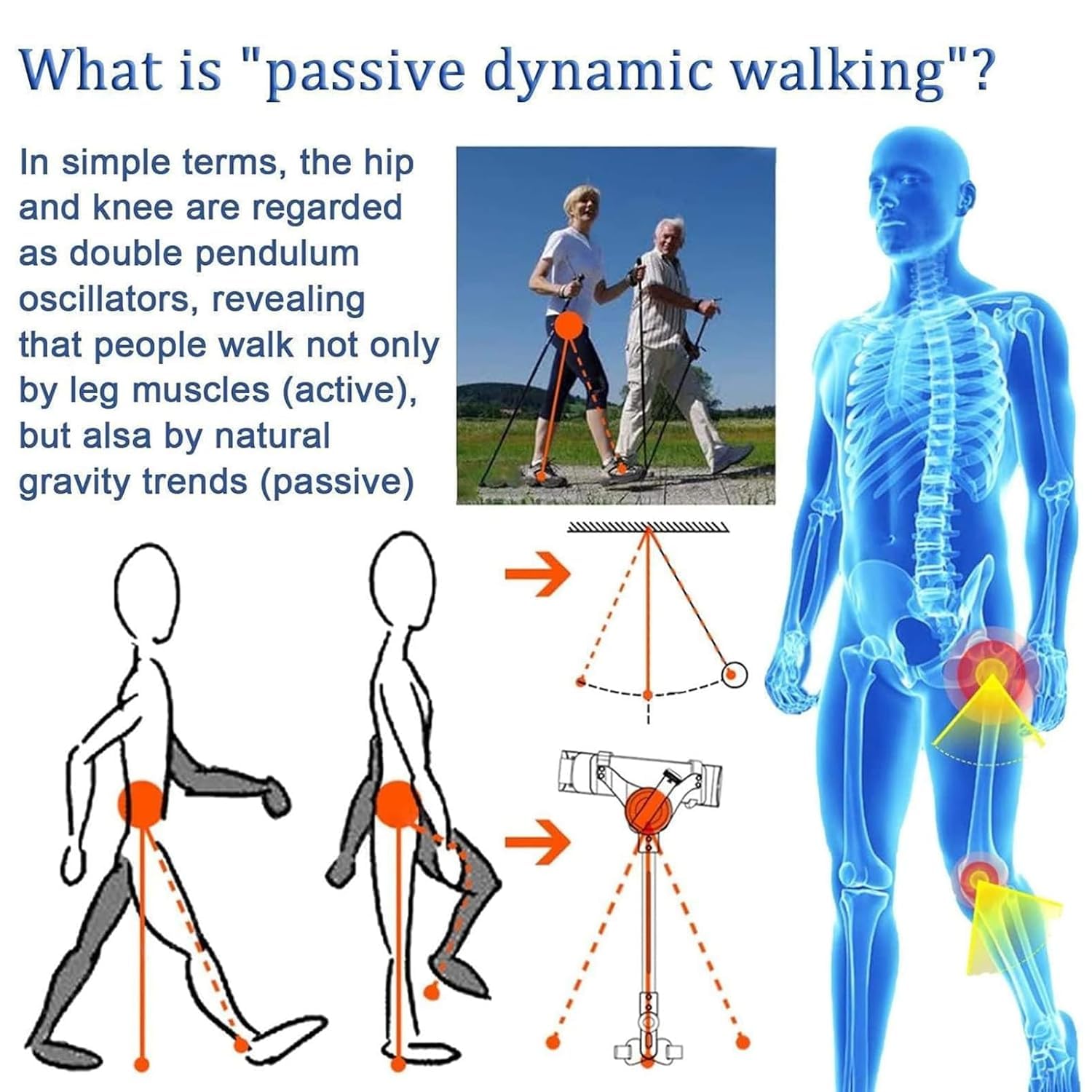 Zasilany egzoszkielet podparcie nóg do hemiplegii i rehabilitacji po udarze, wspomagające chodzenie – 3-stopniowe regulowane urządzenie wspomagające chodzenie bioniczne do codziennej